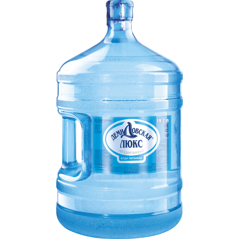 Доставка бутилированной питьевой. Бутыль Люкс вода 19л. Вода питьевая Демидовская. Демидовская Люкс вода. Люкс вода бутыль 19 литров.